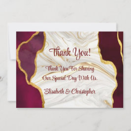 Elegantes tarjetas de agradecimiento para la regió