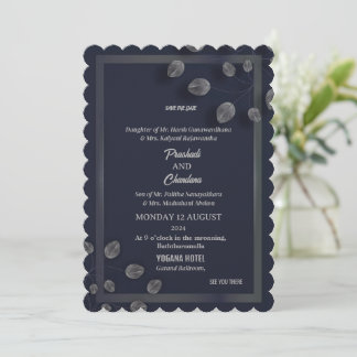 Elegantes tarjetas de boda