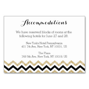 Elegantes tarjetas de Boda Chevron