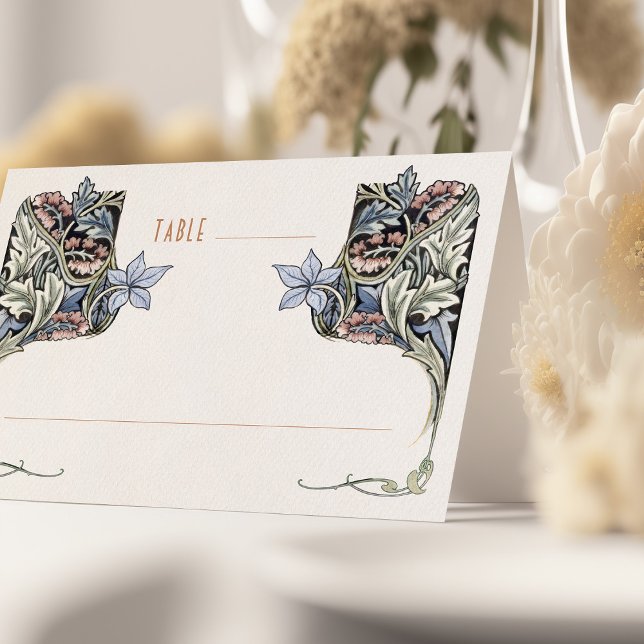 Elegantes tarjetas de mesa Boda de inspiración Mor (Subido por el creador)