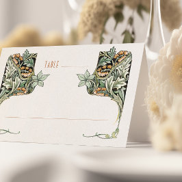 Elegantes tarjetas de mesa Boda inspiradas en Morr
