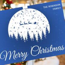 Elegantes tarjetas de Navidad antiguas