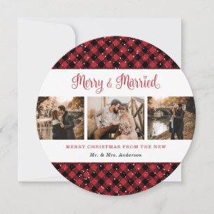 Elegantes tarjetas de Navidades rojas rojas recién