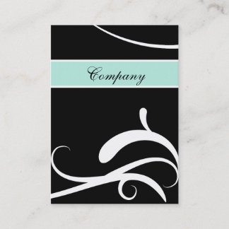 elegantes tarjetas de negocios de swift en blanco