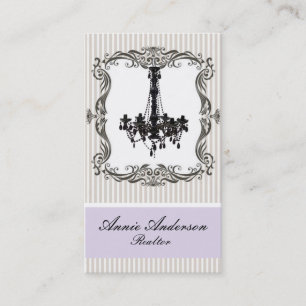 Elegantes tarjetas de negocios inmobiliarias de ca