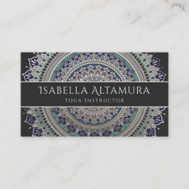 Elegantes tarjetas de negocios Mandala