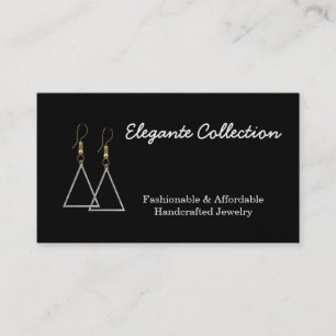 elegantes tarjetas de negocios para joyeros artesa