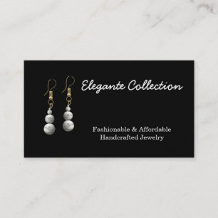 elegantes tarjetas de negocios para joyeros artesa