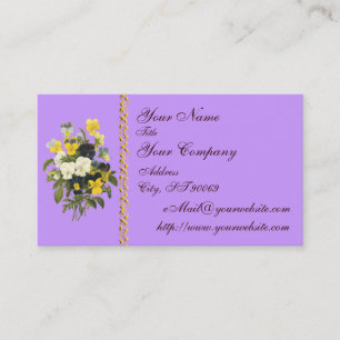 Elegantes tarjetas de negocios Personalizado de vi