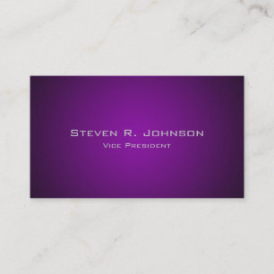 Elegantes tarjetas de negocios Personalizado Viole