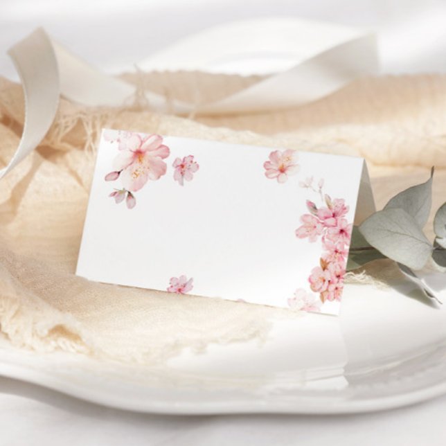 Elegantes tarjetas de plaza boda con flores de cer (Subido por el creador)