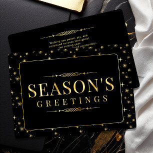Elegantes Tarjetas de Temporada de Festividades co