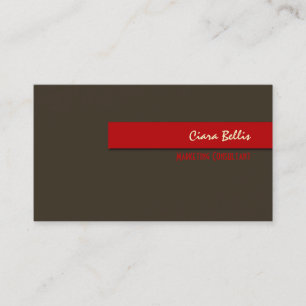 Elegantes tarjetas de visita de colores retro a la