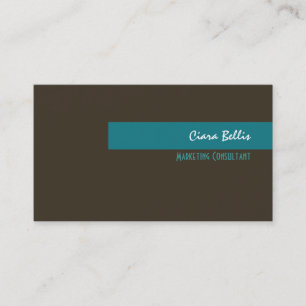 Elegantes tarjetas de visita de colores retro a la