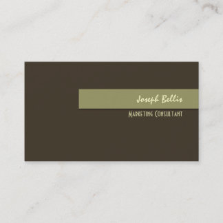 Elegantes tarjetas de visita de colores retro a la