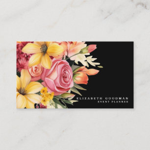 Elegantes tarjetas empresariales amarillas amarill