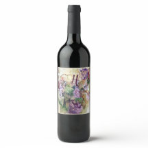 Elegantes Uvas Conjunto de Etiquetas de Alimentos