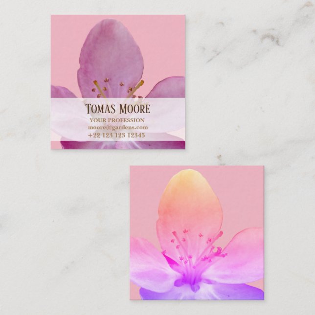 Elegantes y sorprendentes tarjetas de negocios (Anverso / Reverso)