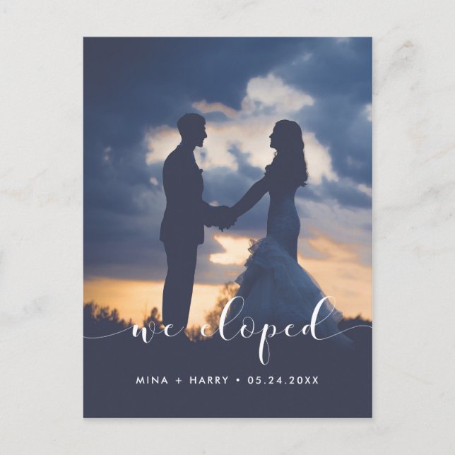Elegimos foto de invitación elegante (Anverso)