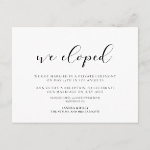Elegimos invitación de diseño elegante