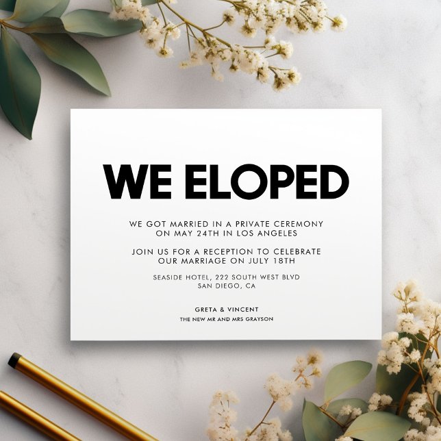Elegimos la invitación boda moderna (Subido por el creador)