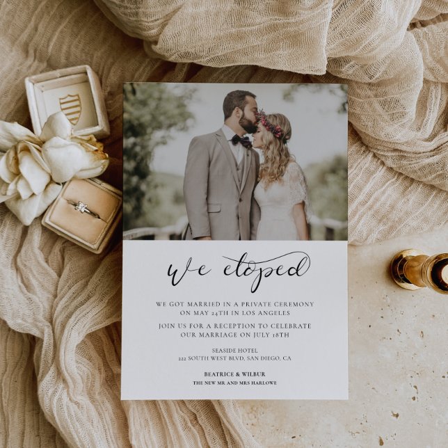 Elegimos la invitación boda romántica elegante (Subido por el creador)