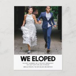 Elegimos la invitación de fotos de bodas modernos