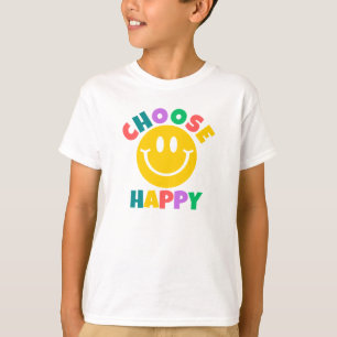 Elegir camiseta feliz