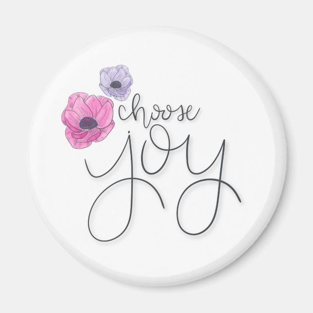 Elegir imán de alegría (Frente)