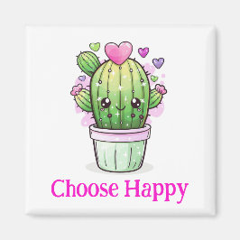 Elegir imán floral feliz