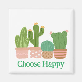 Elegir imán floral feliz