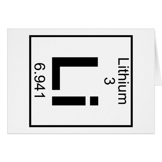 Elemento 003 - Li - litio (lleno) (Anverso (Horizontal))