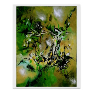 "Elemento evolutivo de la vida", Poster brillante