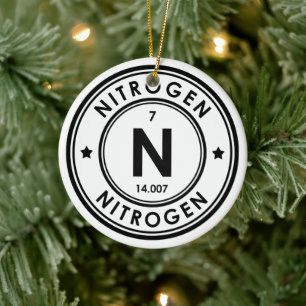 Elemento Nitrogen Ornamento cerámico