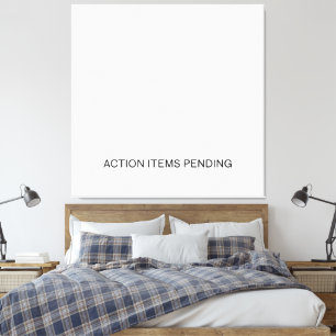 Elementos de Acción Pendientes Arte de Pared par
