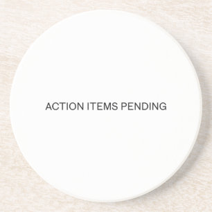 Elementos de Acción Pendientes Posavasos de Aren