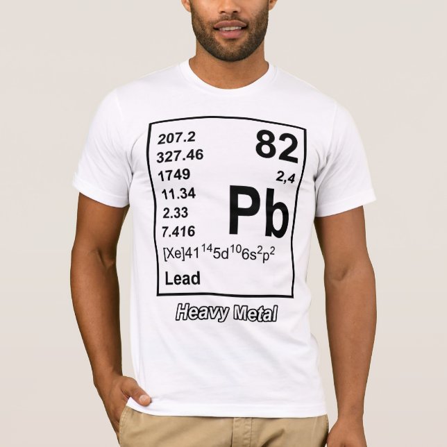 Elementos de la camisa de metales pesados (Anverso)