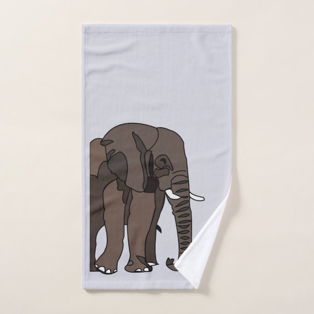 Elephant Animal Art (Toalla de mano)
