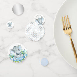 Elephant Baby Shower Table Confetti