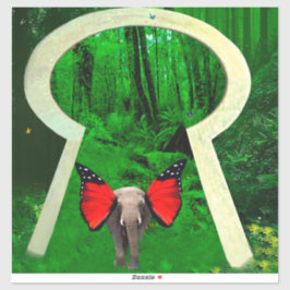 Elephant Fantasy Pegatina