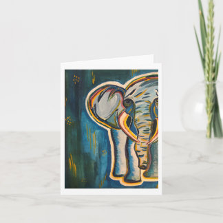 Elephant Notecard