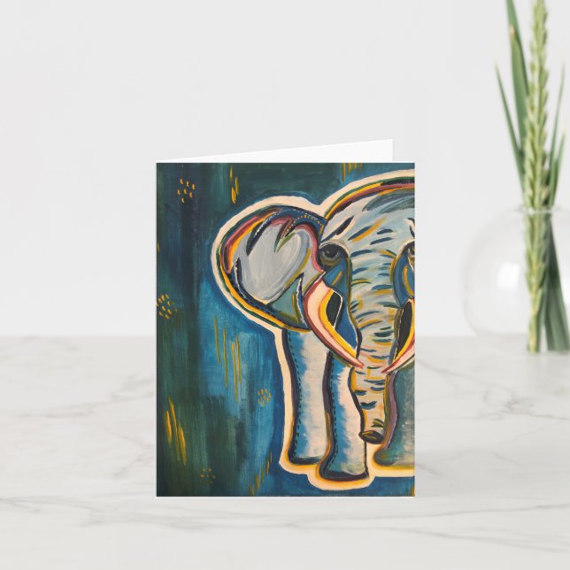 Elephant Notecard (Anverso)