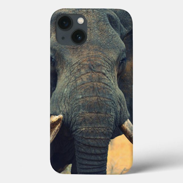 Elephant Wild Close Up iPad Mini funda (Reverso)