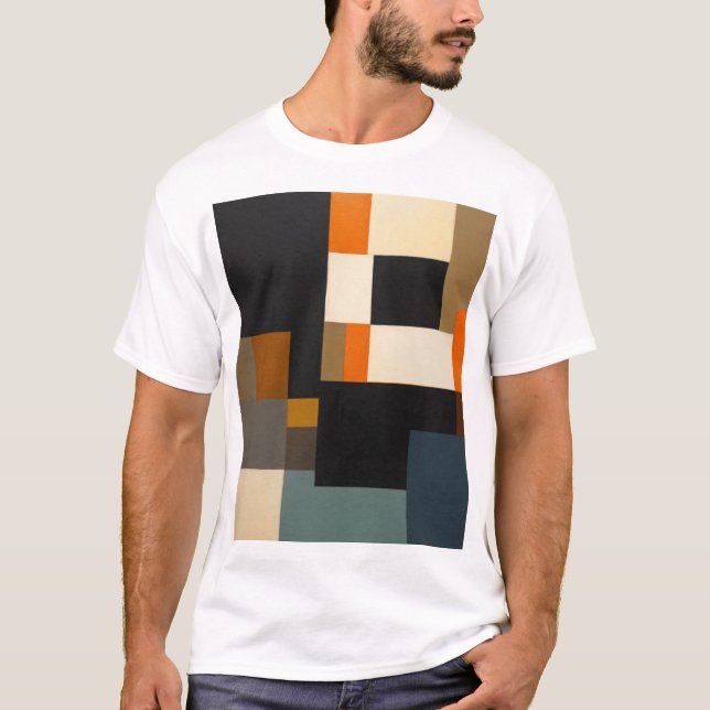 Eleva Tu Estilo con Camisetas Minimalistas Abstrac (Anverso)
