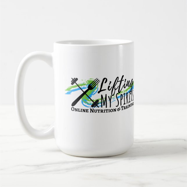 Elevación de mi taza de café de las bebidas (Izquierda)