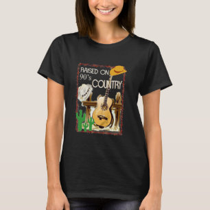Elevado en camiseta de 90's Country