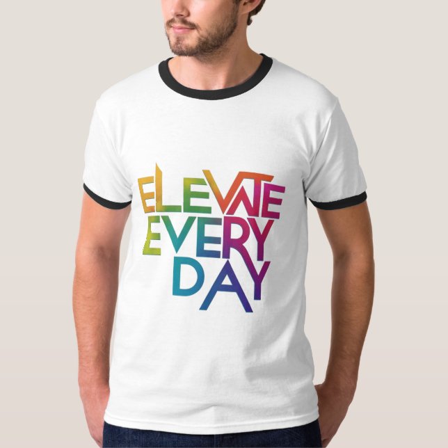 Elevar el diseño diario de camisetas (Anverso)