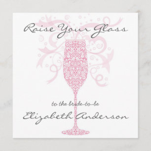 Elevar la invitación al vidrio