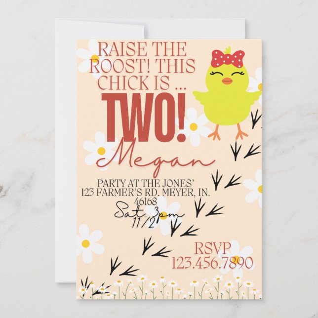 Elevar La Invitación De RoosT (Anverso)