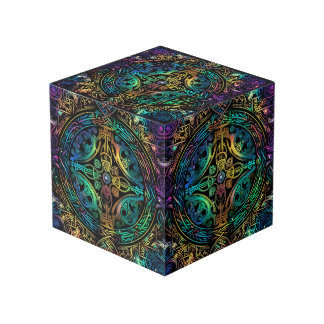 Elevar tu espacio con arte abstracto de cubo fotog